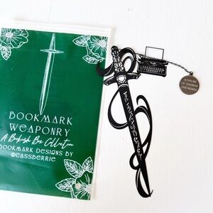 ACOTAR‎ Sarah J Maas Silver Sword Bookmark Bookish Box Weaponry